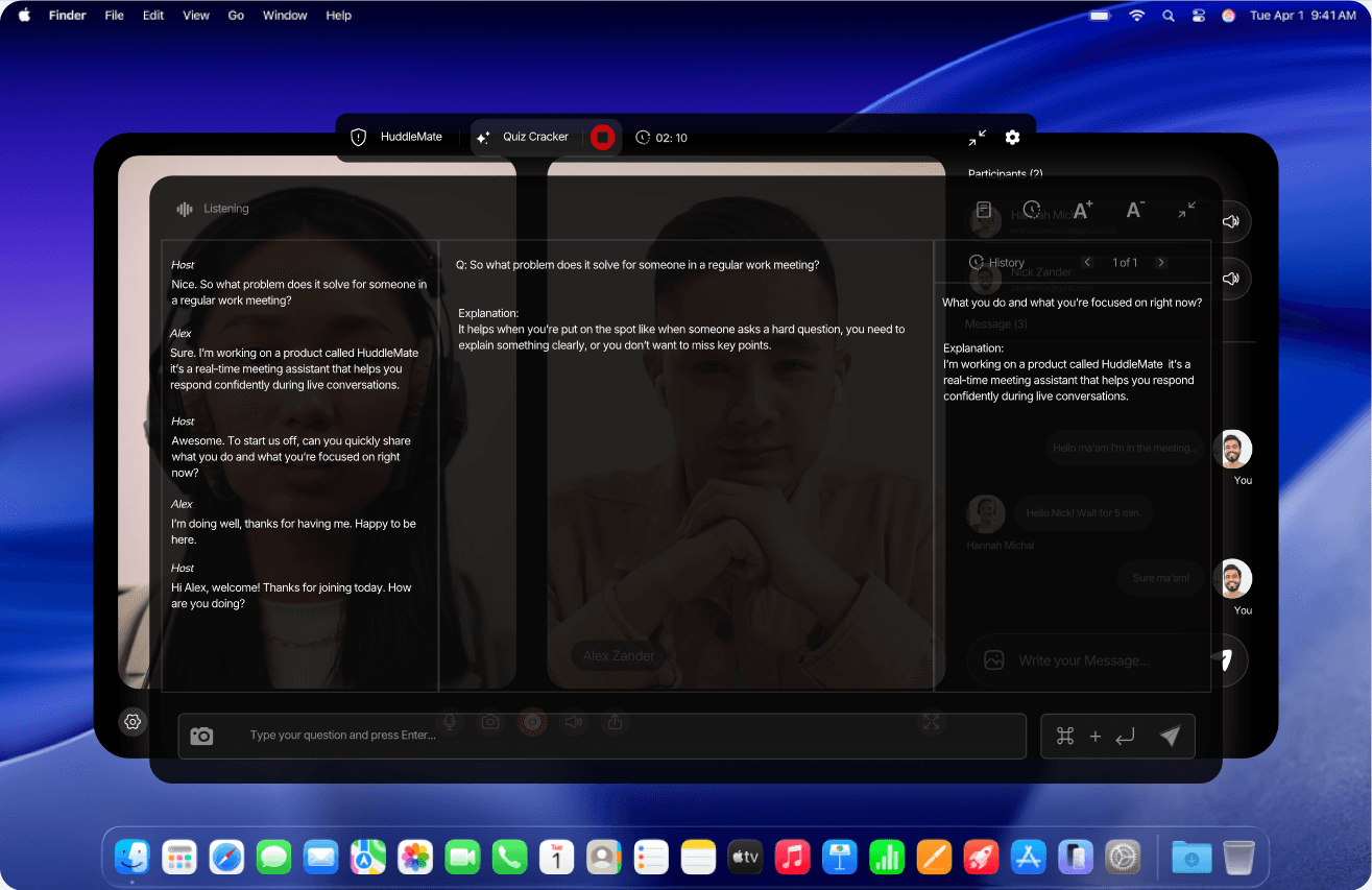 HuddleMate screenshot 1