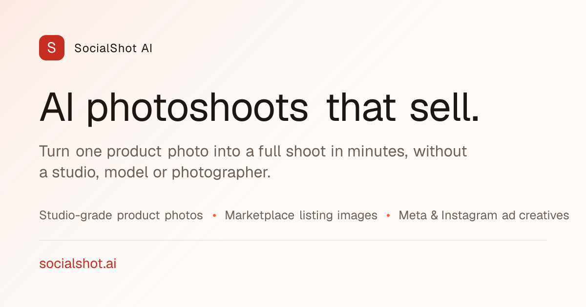 SocialShot AI preview