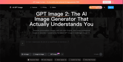 AI Image Editor GPT and GPT Image Generator preview