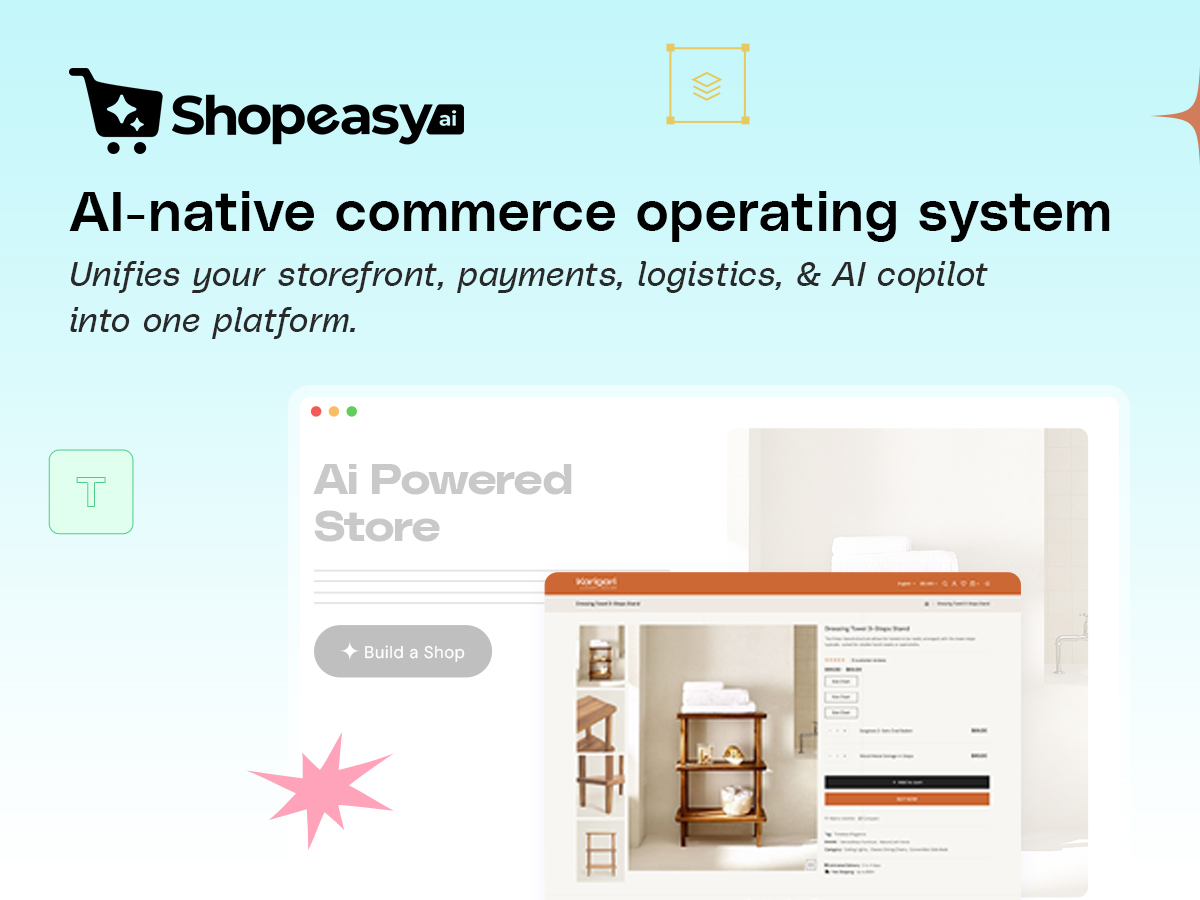 Shopeasy AI-Native Commerce OS screenshot 1