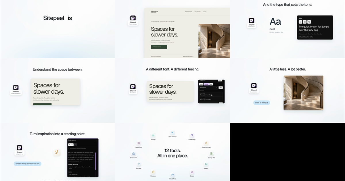 Sitepeel preview