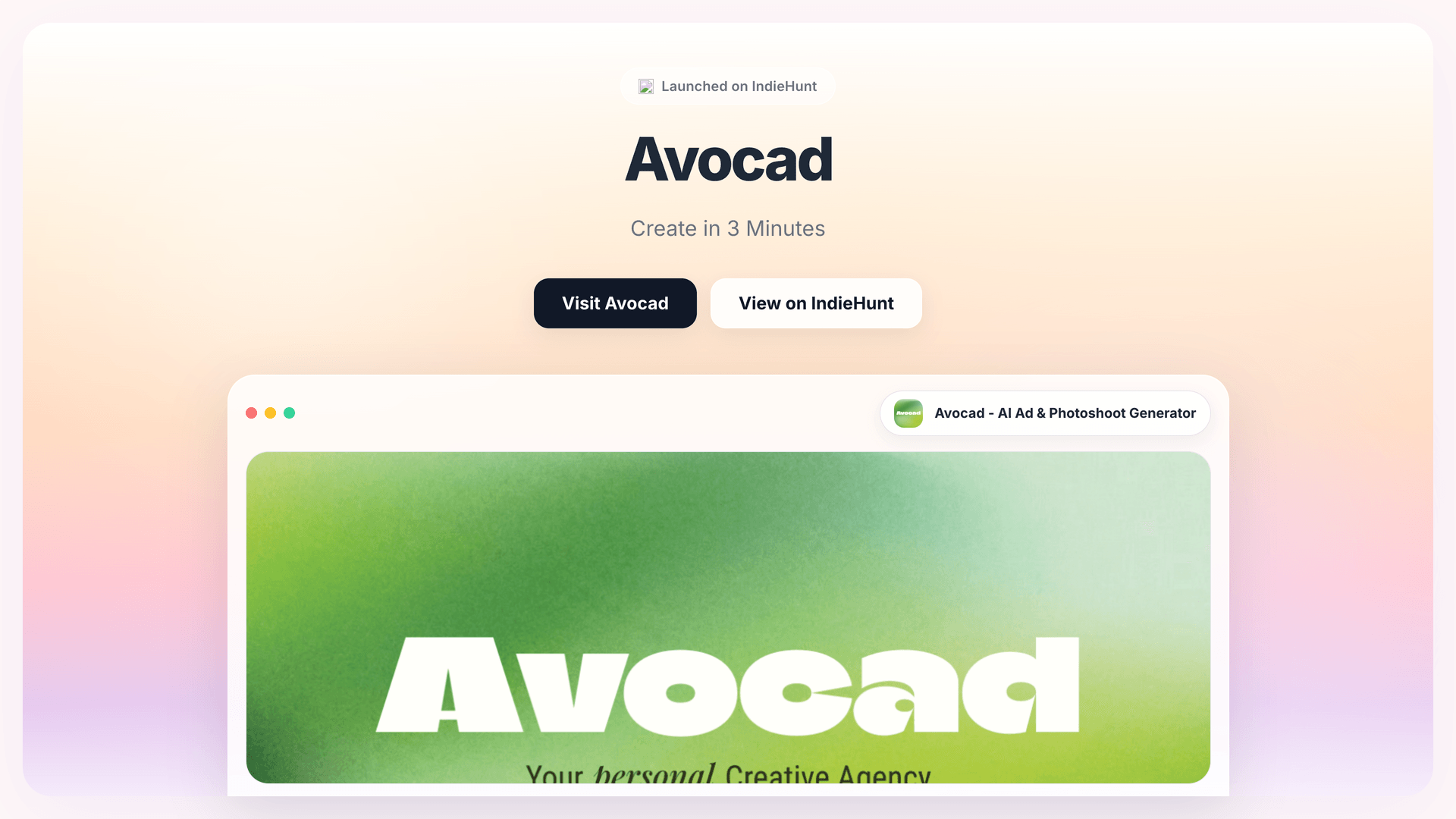 Streamline E-commerce Ads with Avocad's AI Photoshoot Tool