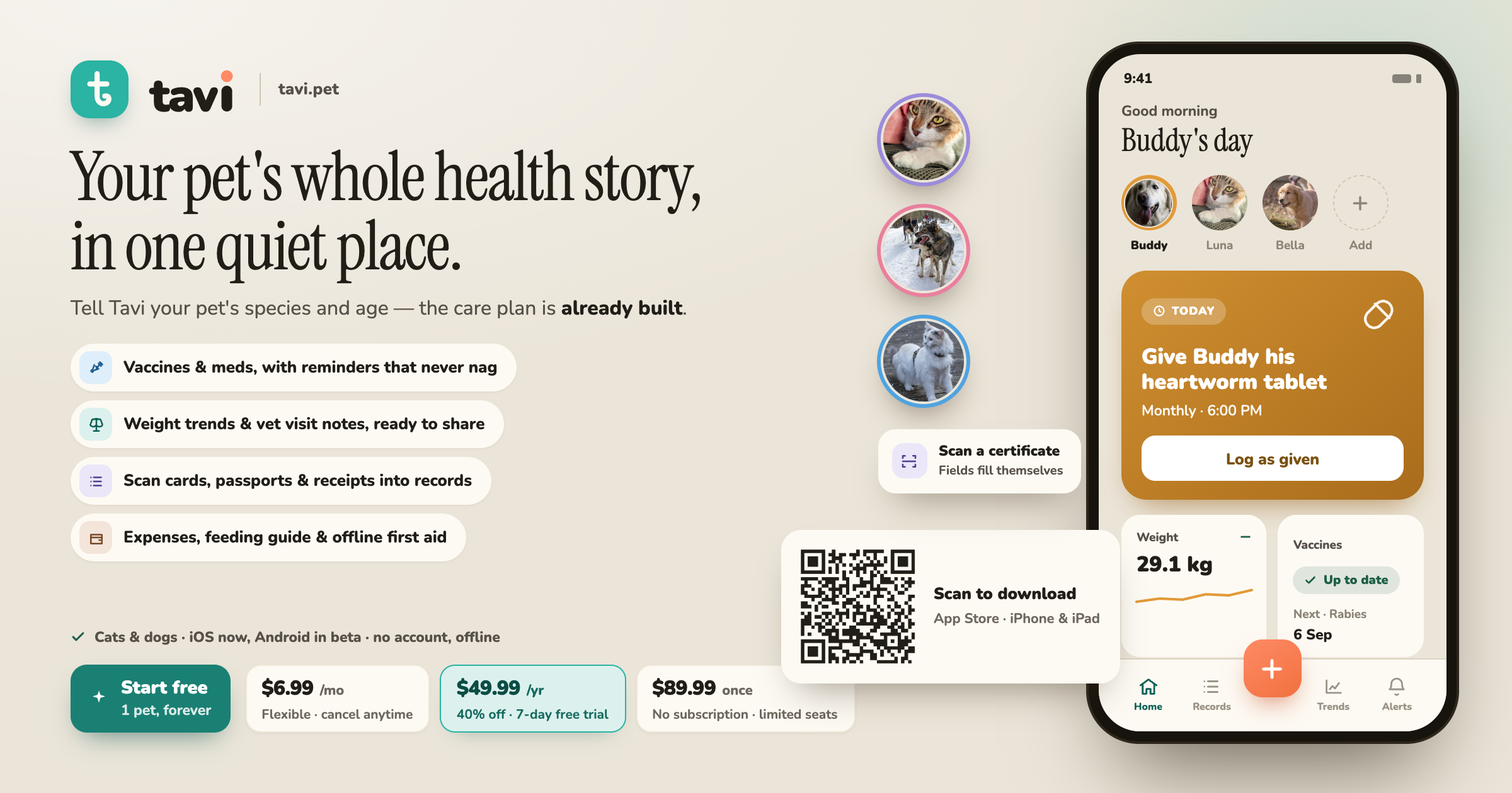 Tavi - Pet Health preview