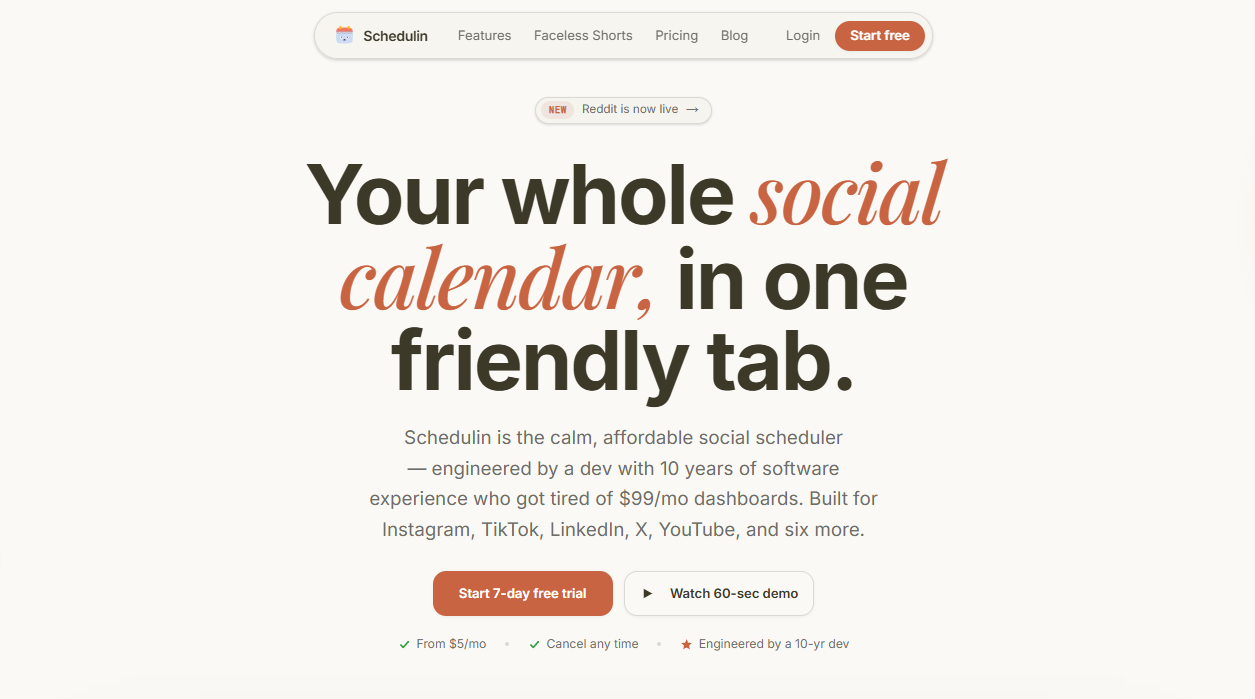 Schedulin preview