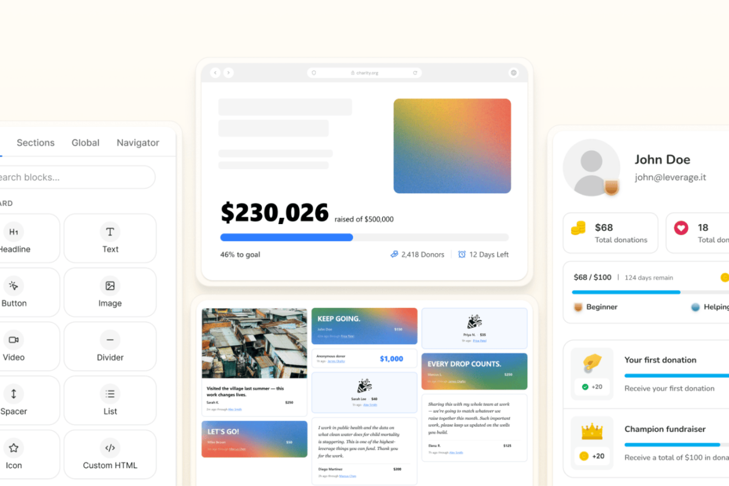 LevCharity preview