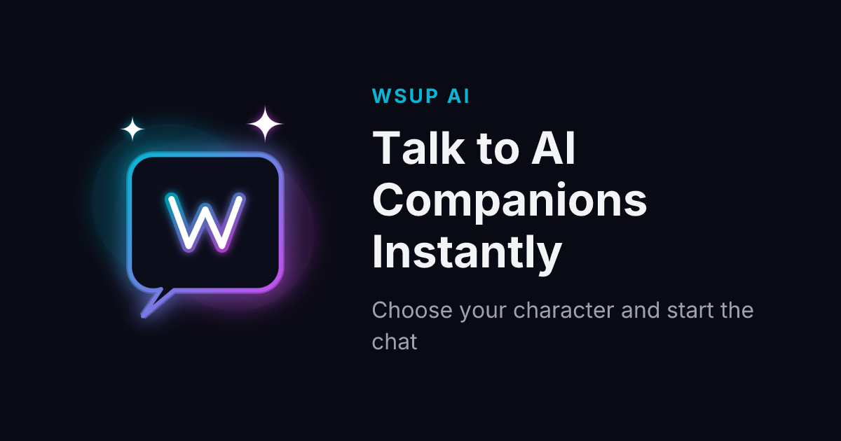 WSUP AI: Free AI Character Chat screenshot 1