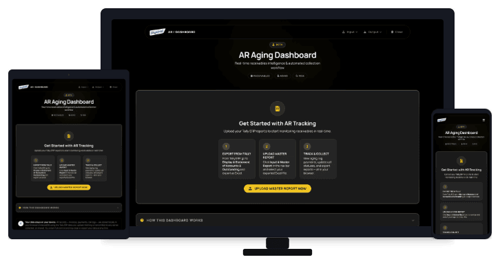 SkyLimit AR Aging Dashboard screenshot 1