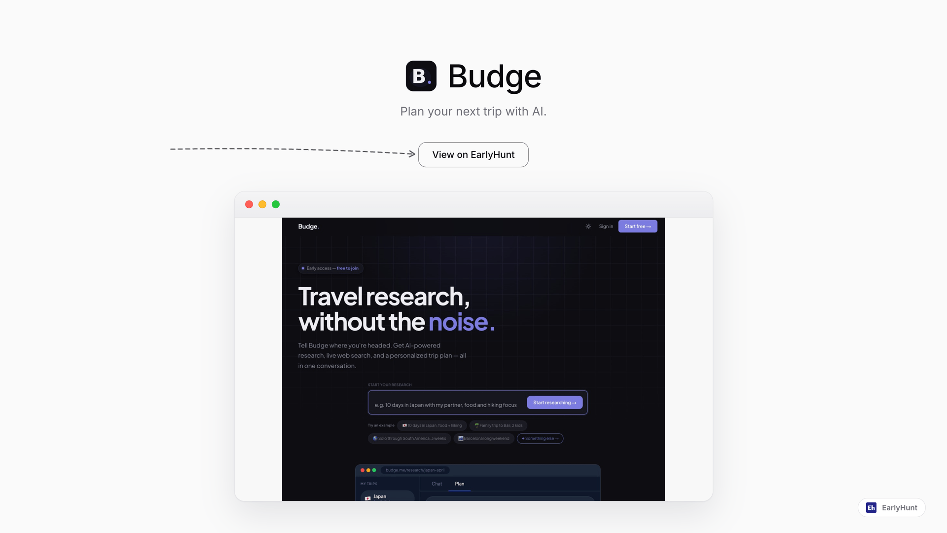 Streamline Travel Planning Chaos with Budge's AI Assistant