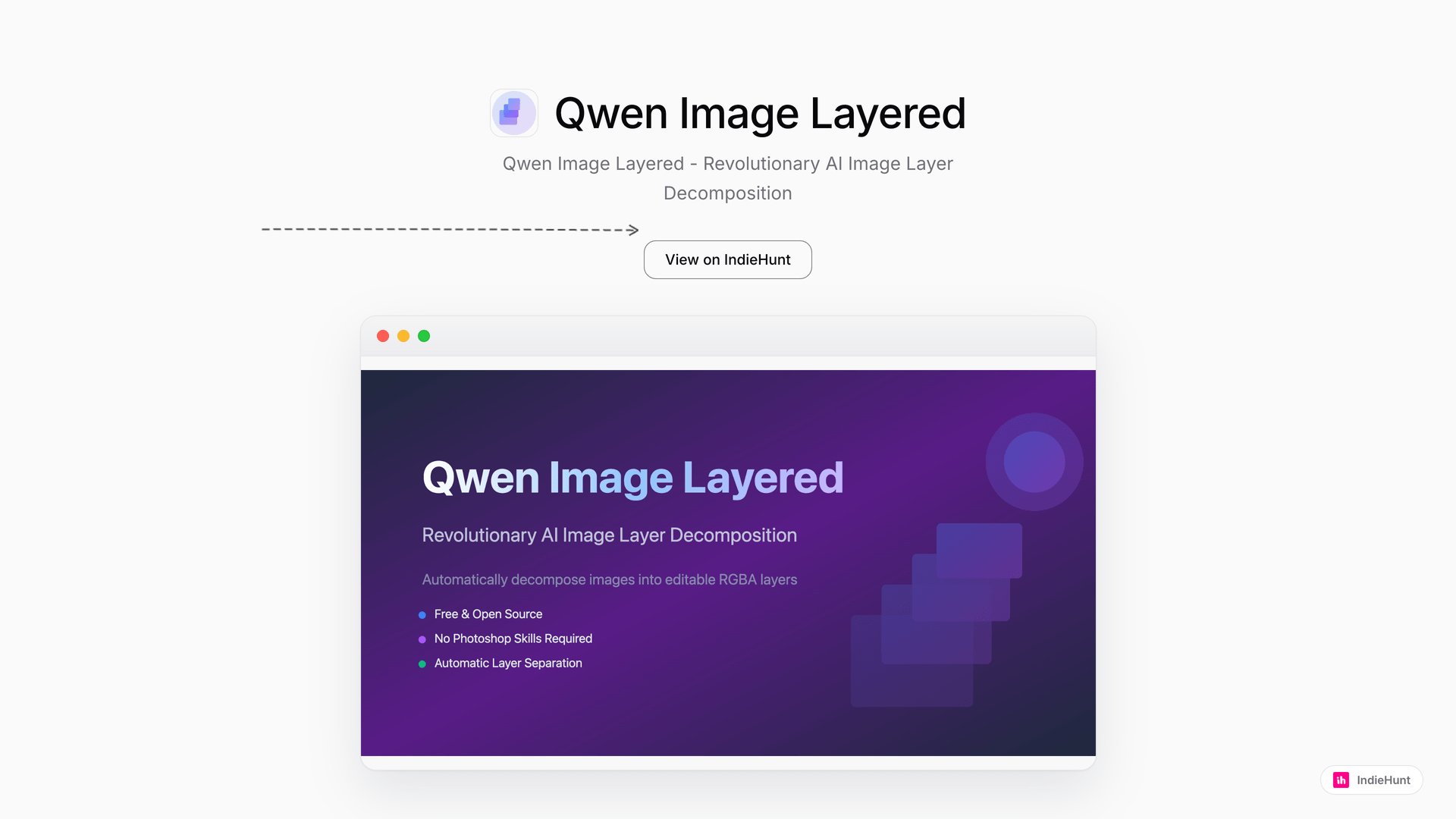 Efficient Image Layer Decomposition with Qwen Image Layered