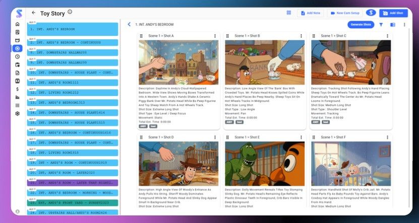 AI Storyboarding Software | Studiovity website preview