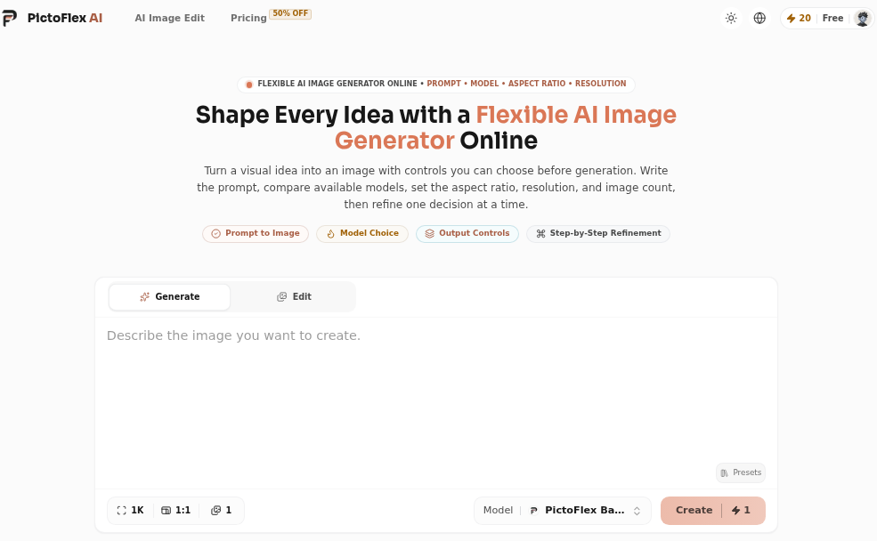PictoFlex AI preview