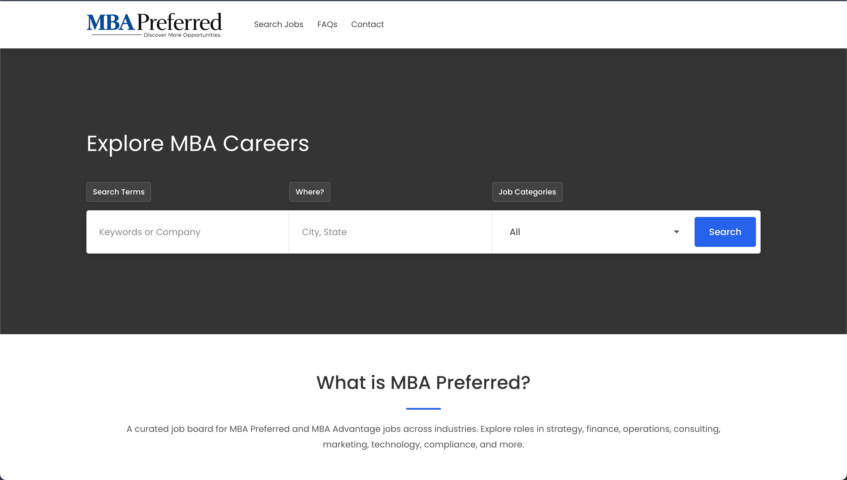 MBA Preferred preview