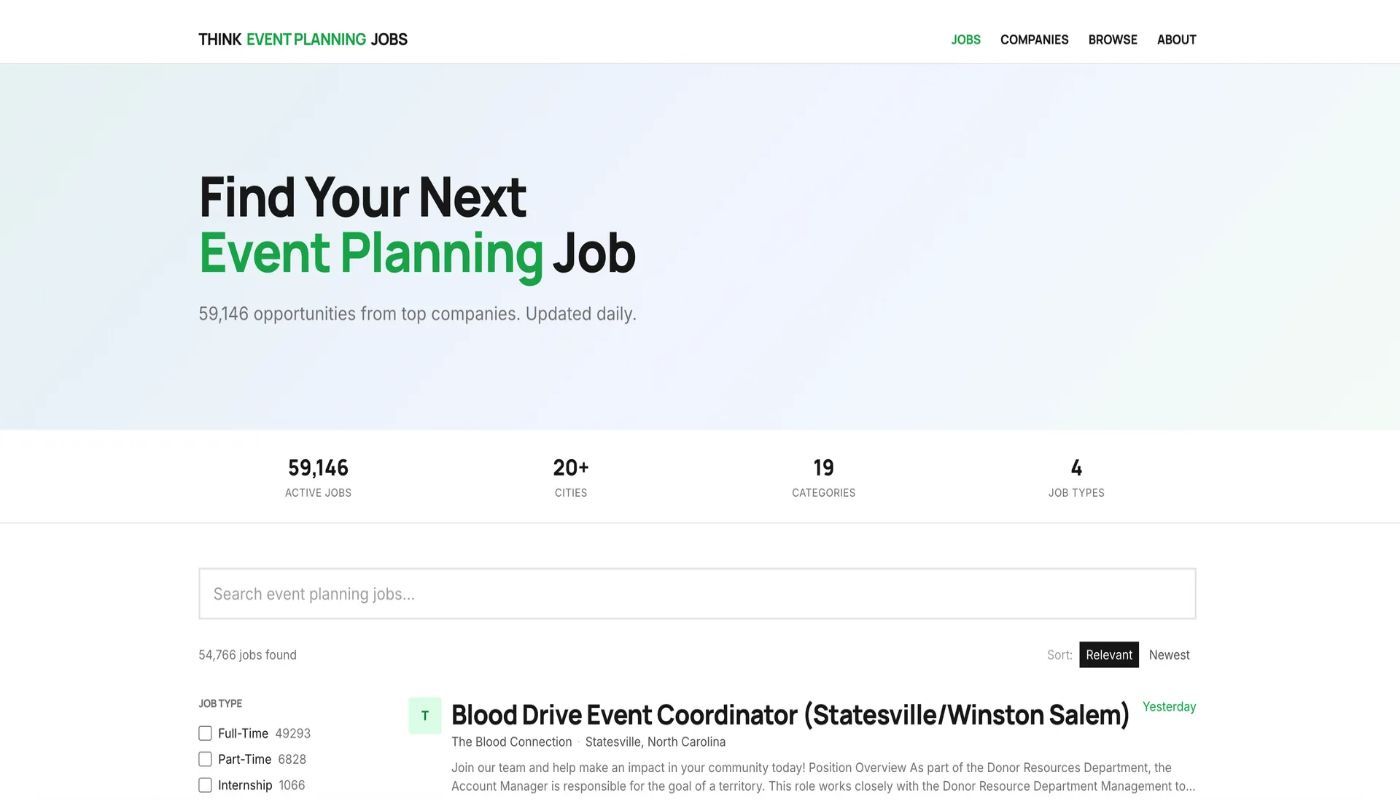 Think Event Planning Jobs preview