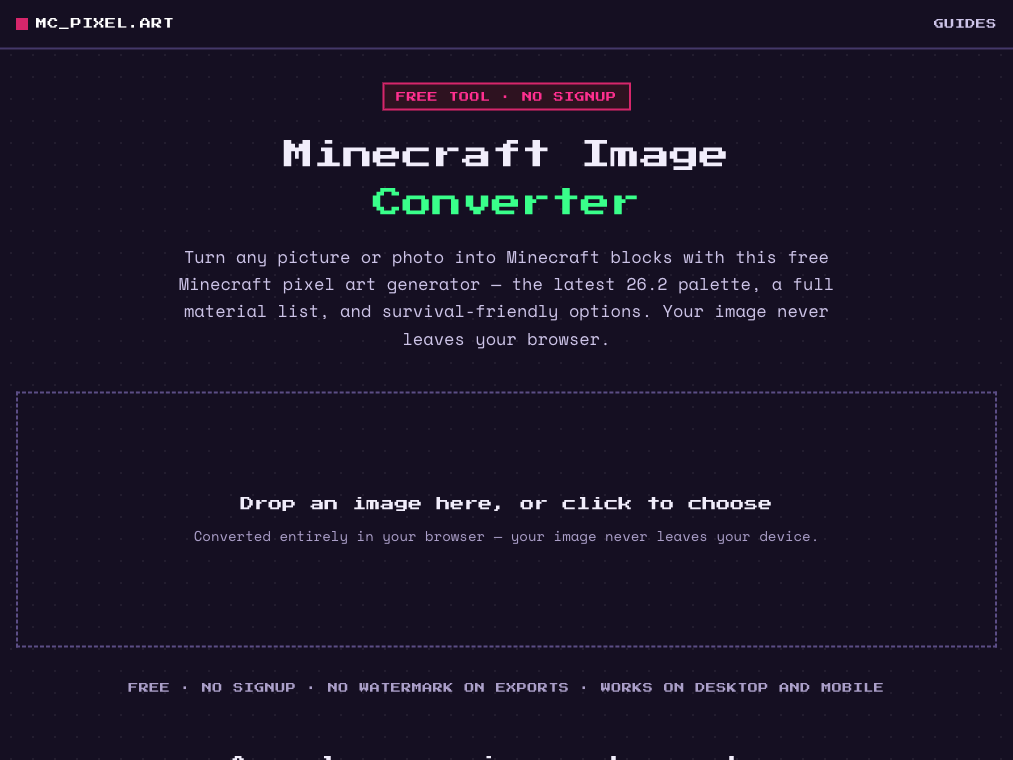 MC Pixel Art preview
