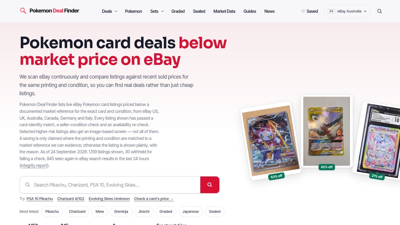 Pokemon Deal Finder preview