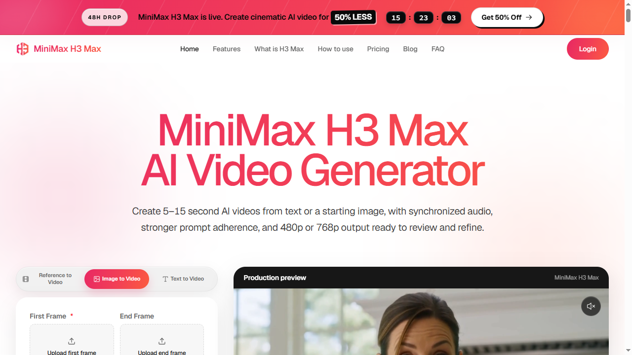 Minimax H3 Max preview