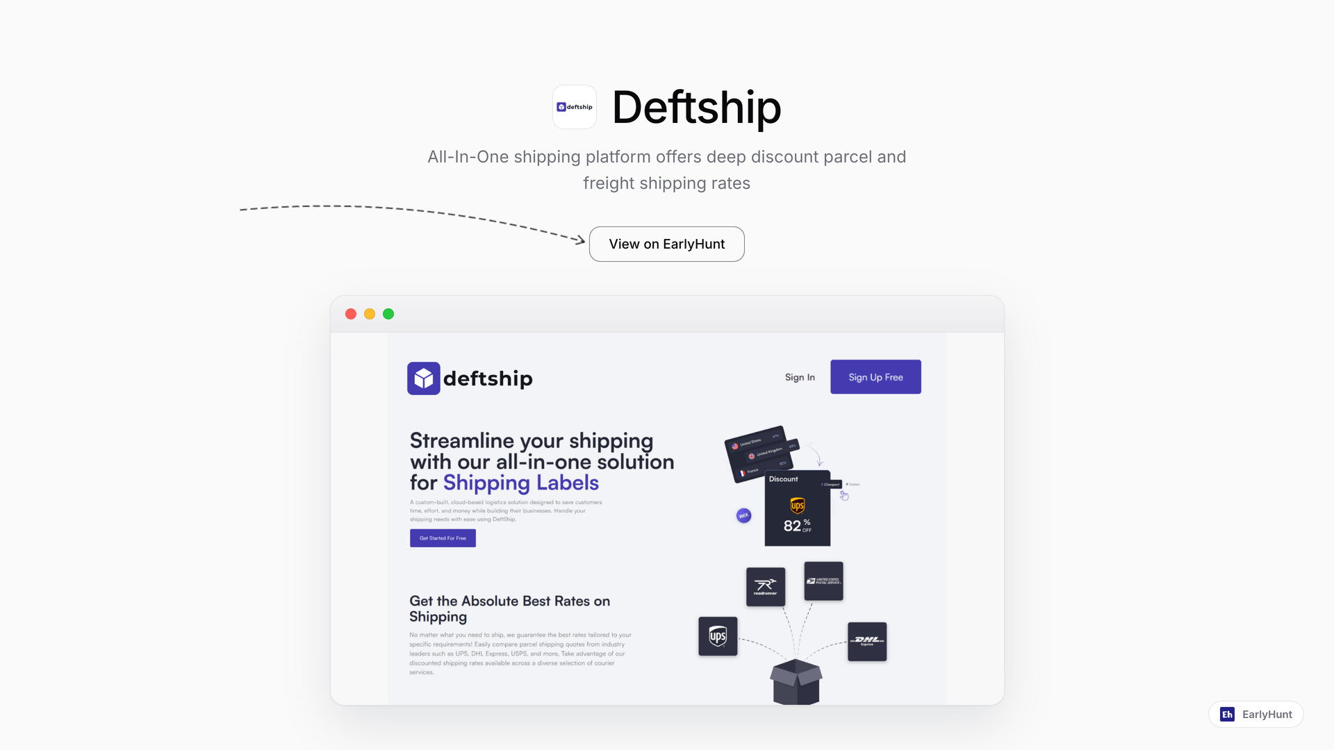 Streamline E-commerce Logistics with Deftship's Cloud Solutions