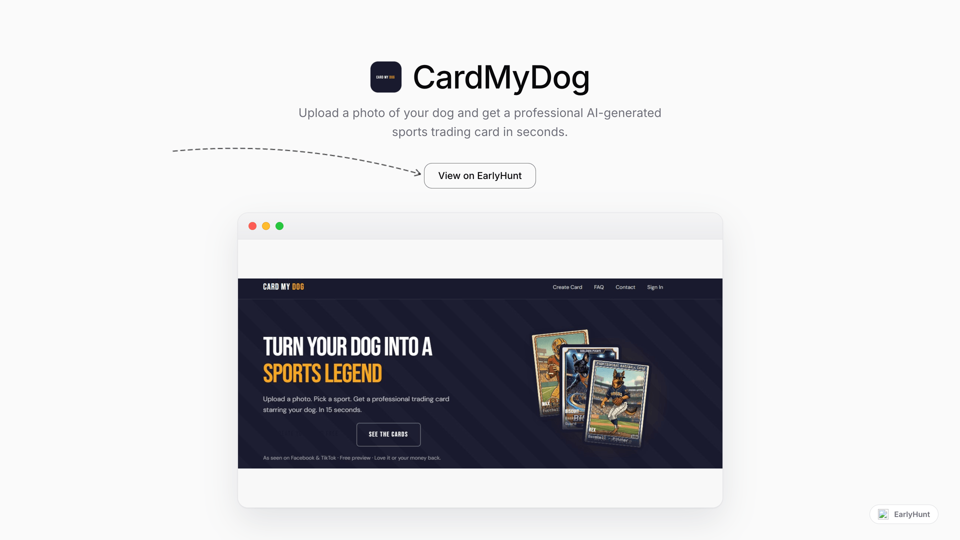 Celebrate Your Dog with CardMyDog's Unique AR Trading Cards