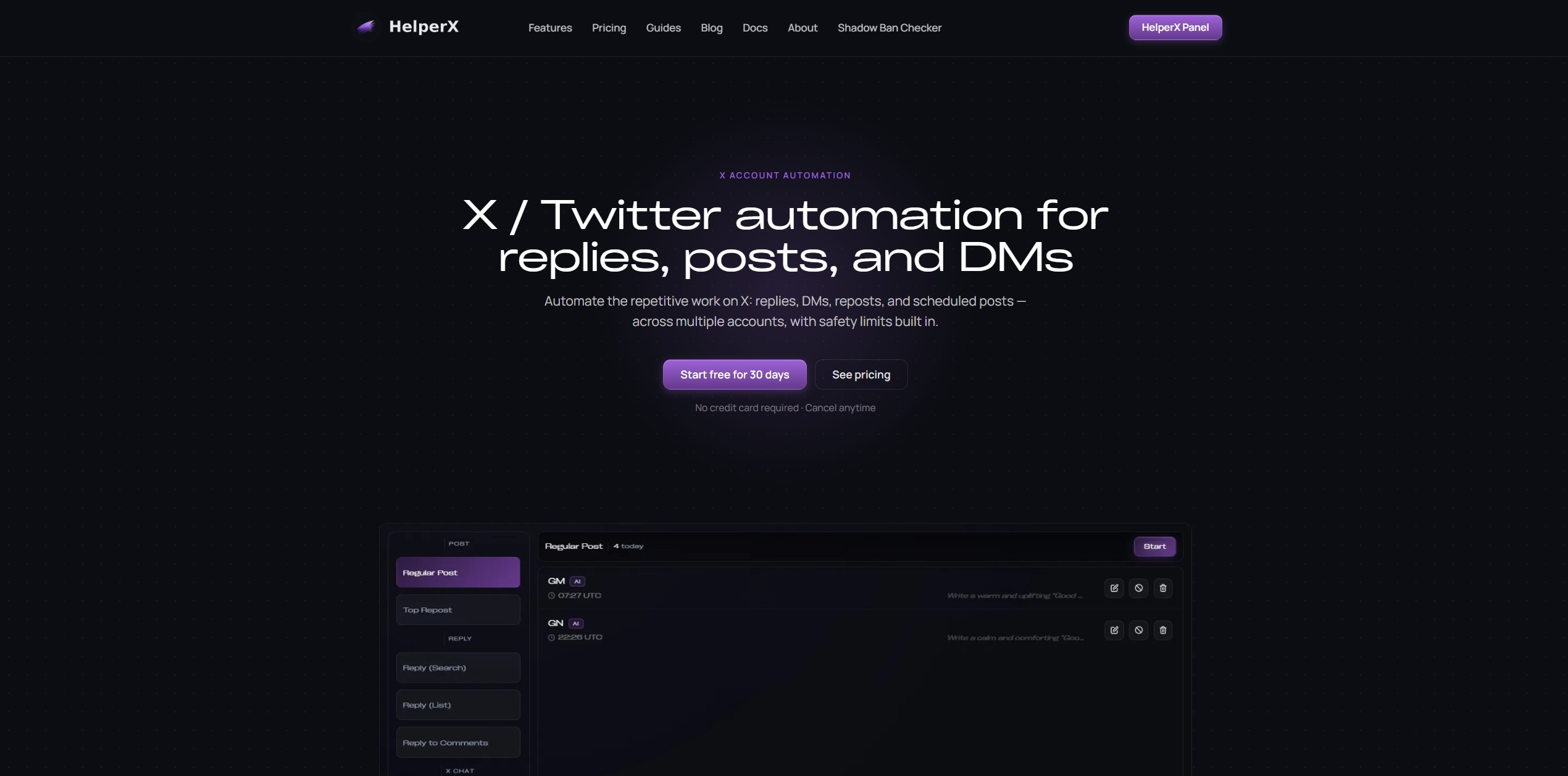 HelperX preview