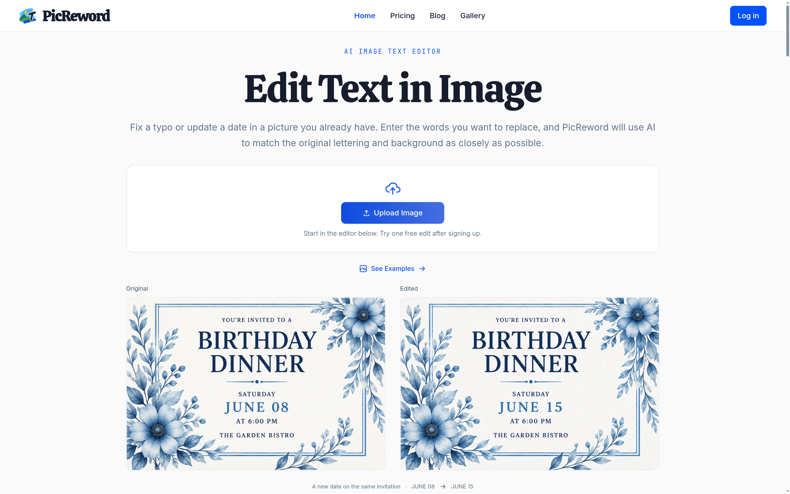 PicReword preview
