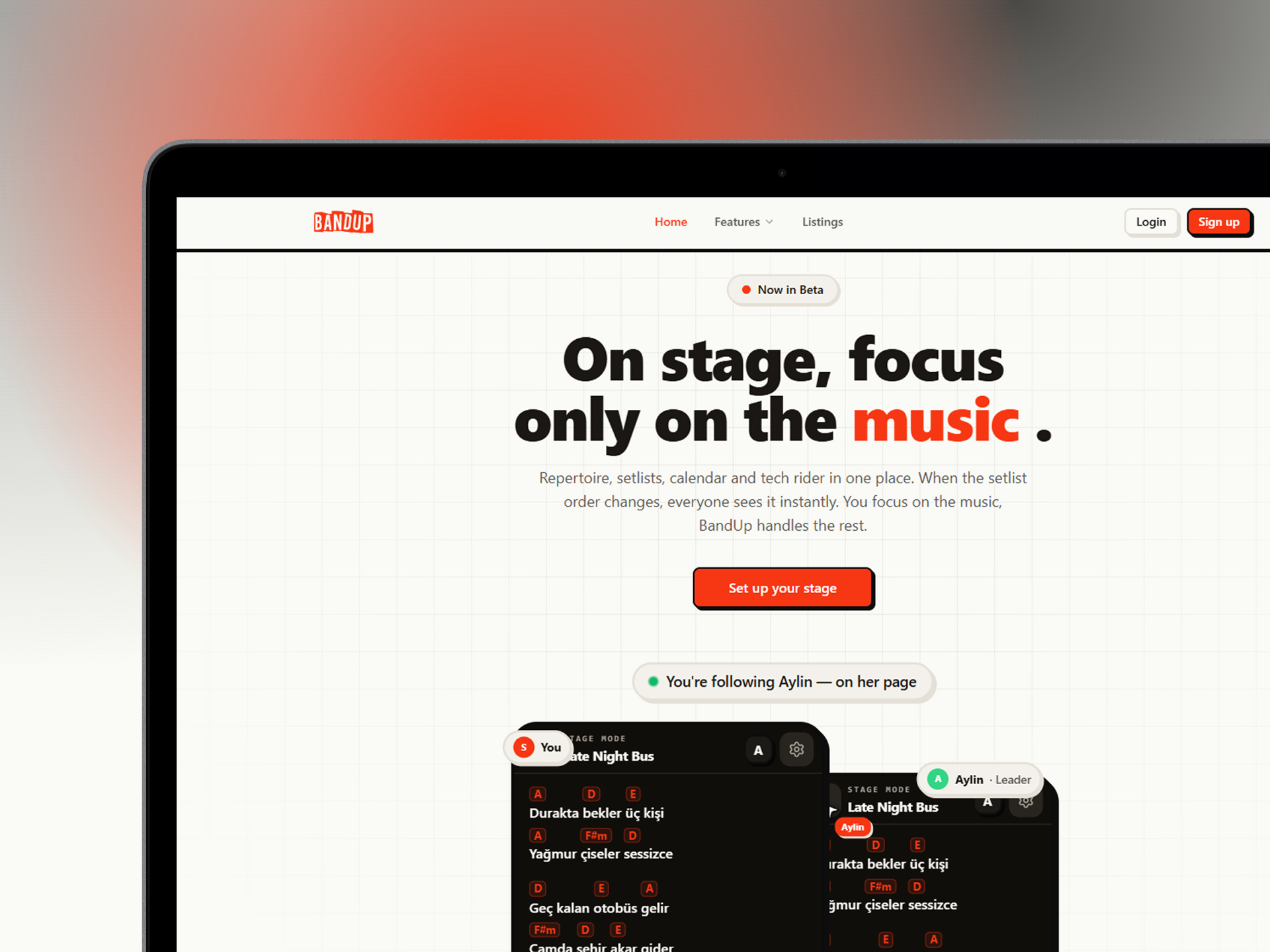 BandUp preview