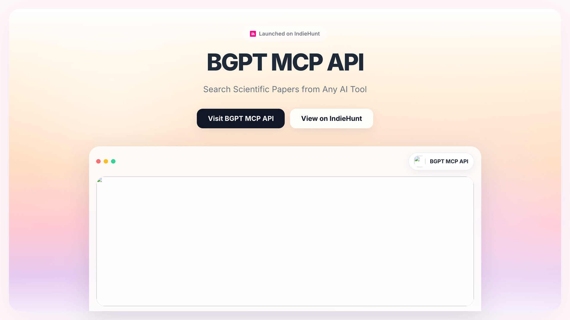 Streamline AI Research: BGPT MCP API for Scientific Papers