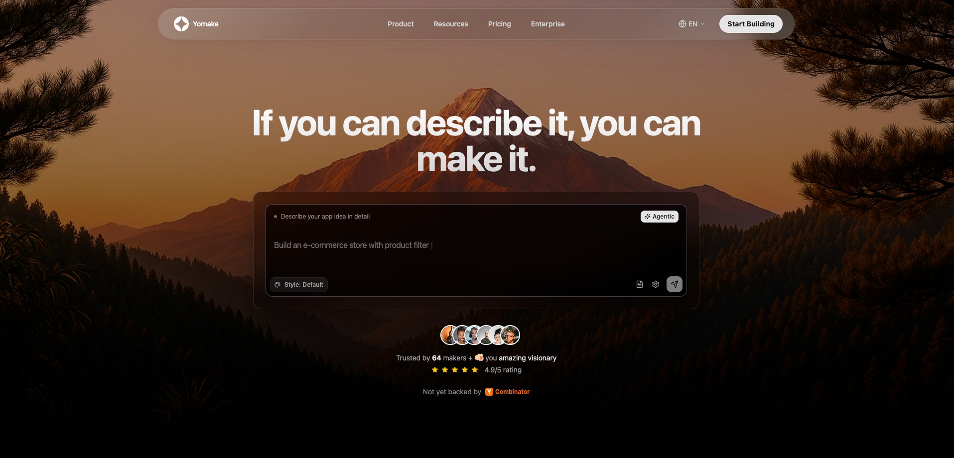 Youmake - AI Website Builder & App Maker | Vibe Coding Platform preview