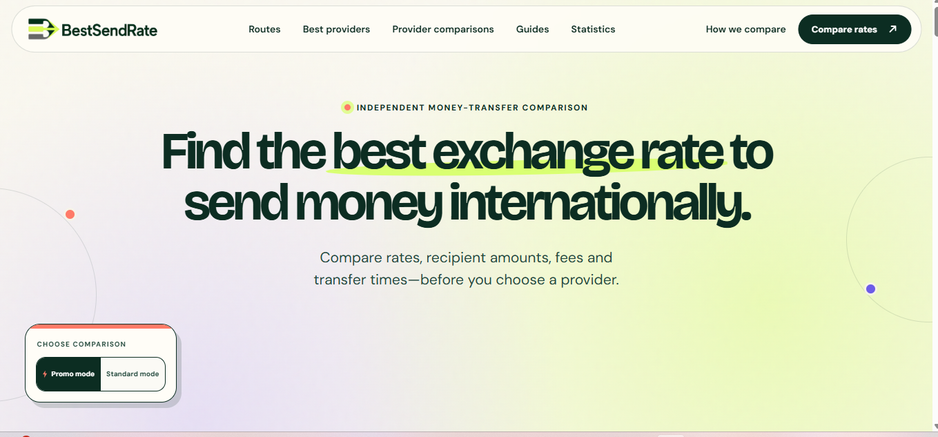 BestSEndRate screenshot 1