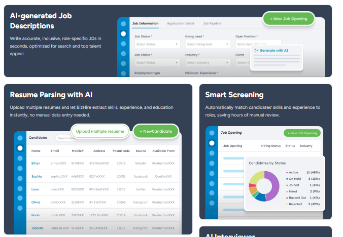 BizHire preview