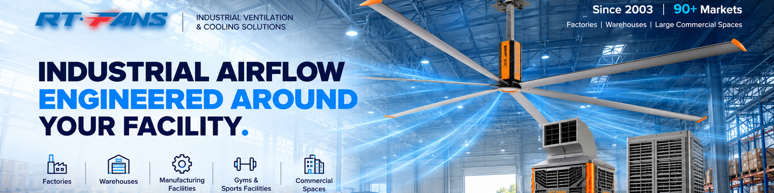 Industrial airflow engineered around your facility. preview