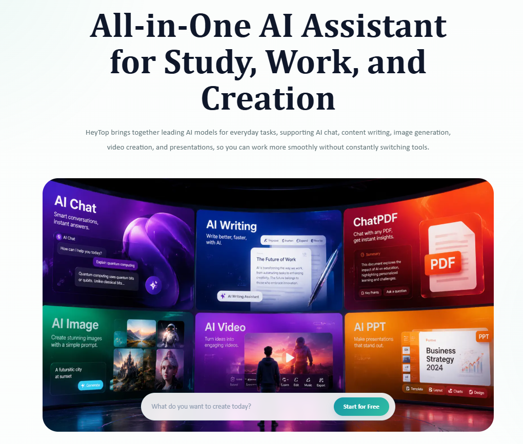 HeyTop AI preview