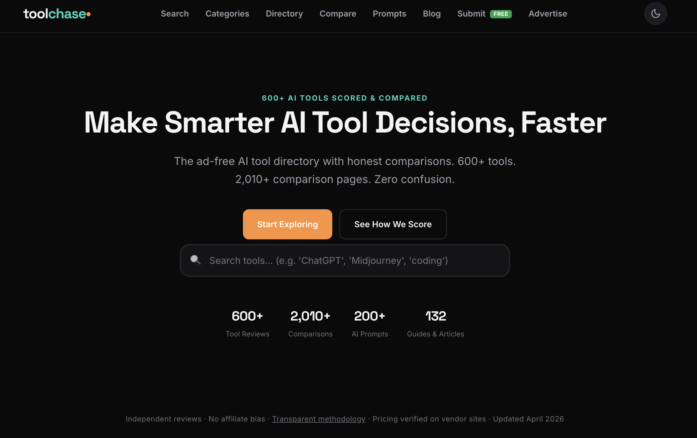ToolChase — Discover the Best AI Tools for Every Task preview