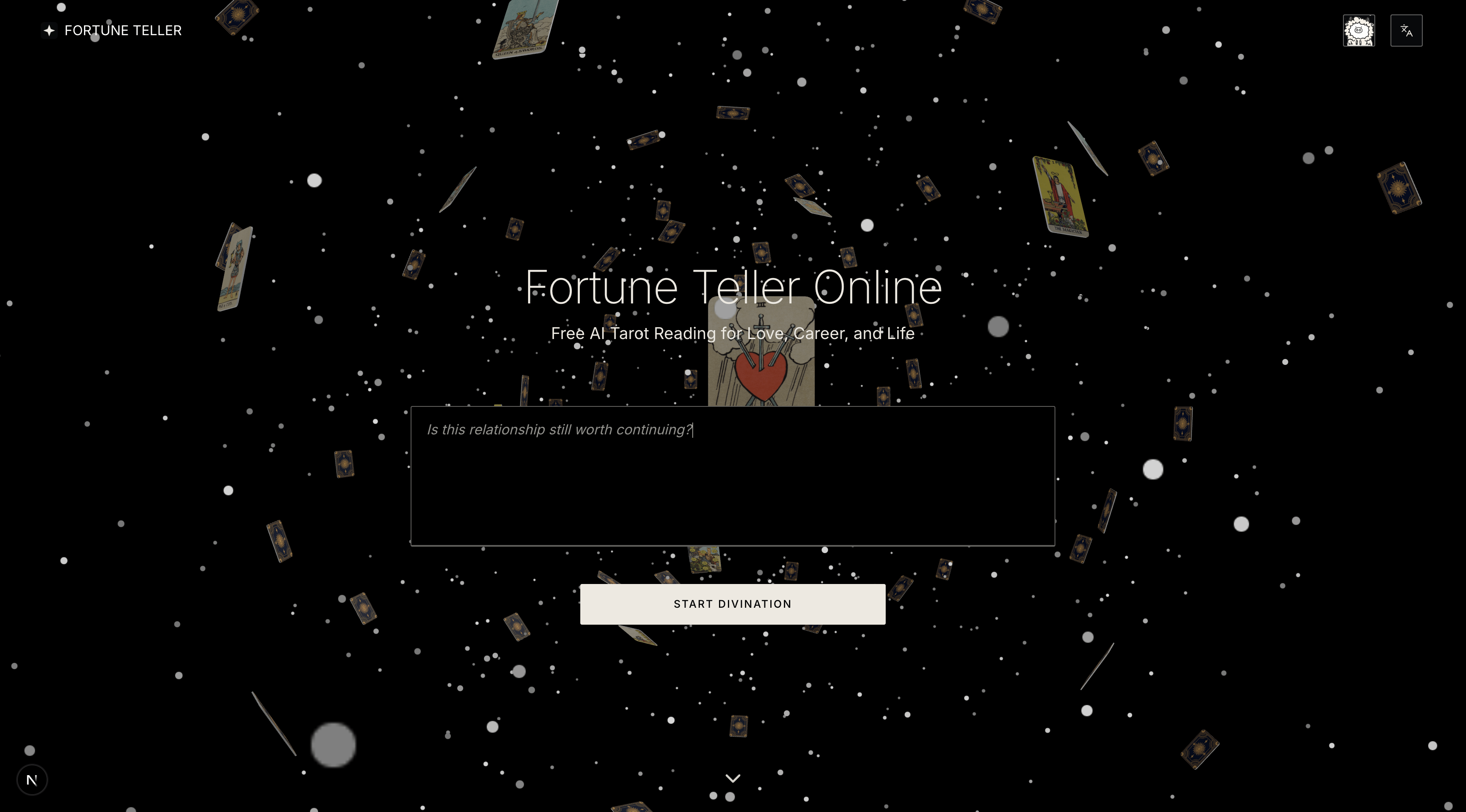 Fortune Teller Online screenshot 1