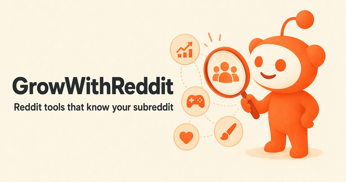 GrowWithReddit screenshot 1