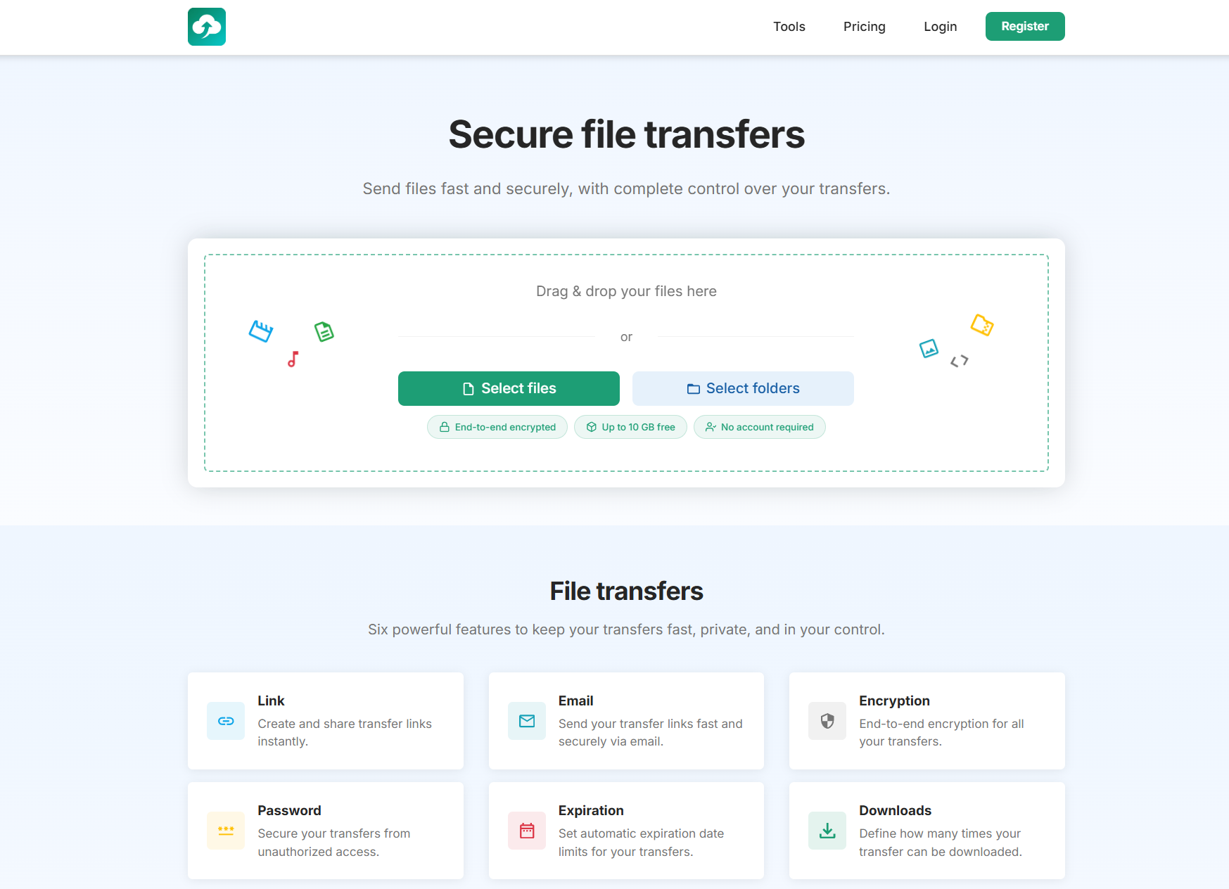 HypeShare - Secure File Transfer preview