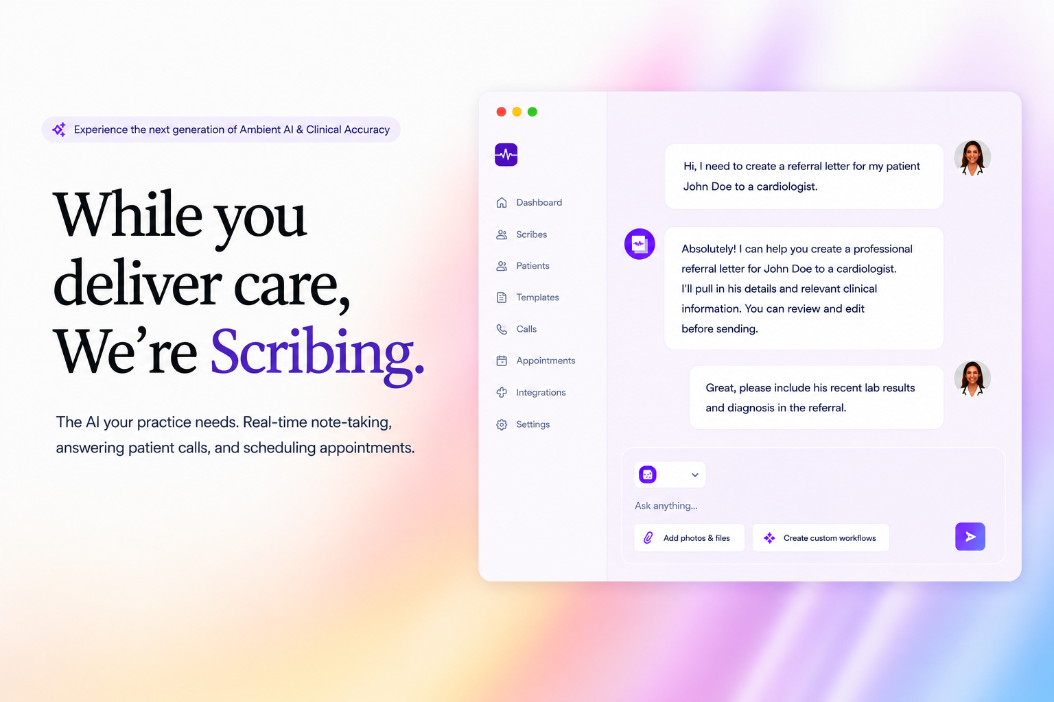 Scribing.io preview
