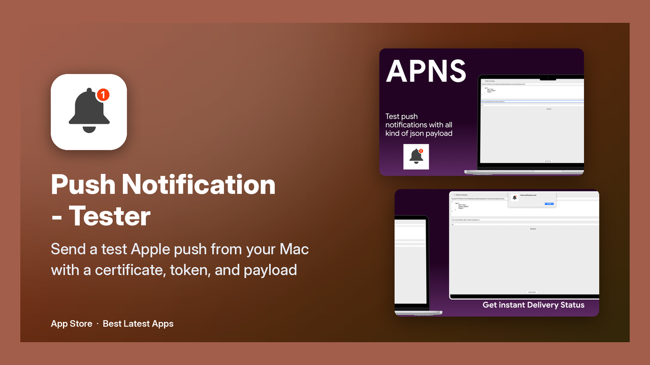 Push Notification - Tester preview
