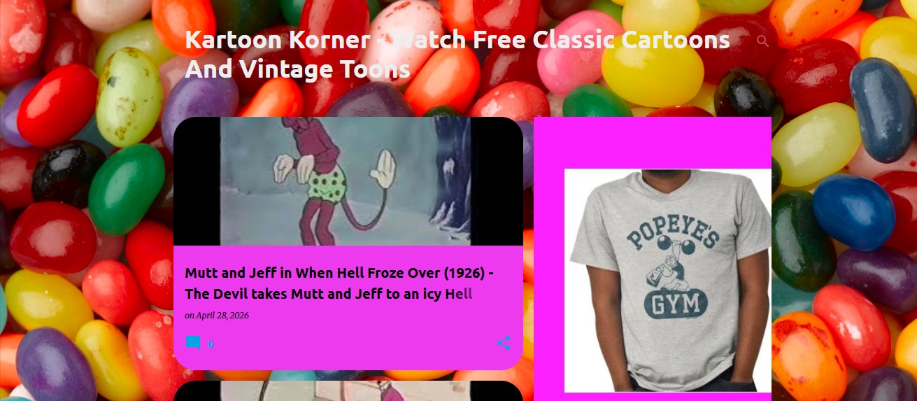Kartoon Korner - Watch Free Classic Cartoons And Vintage Toons preview