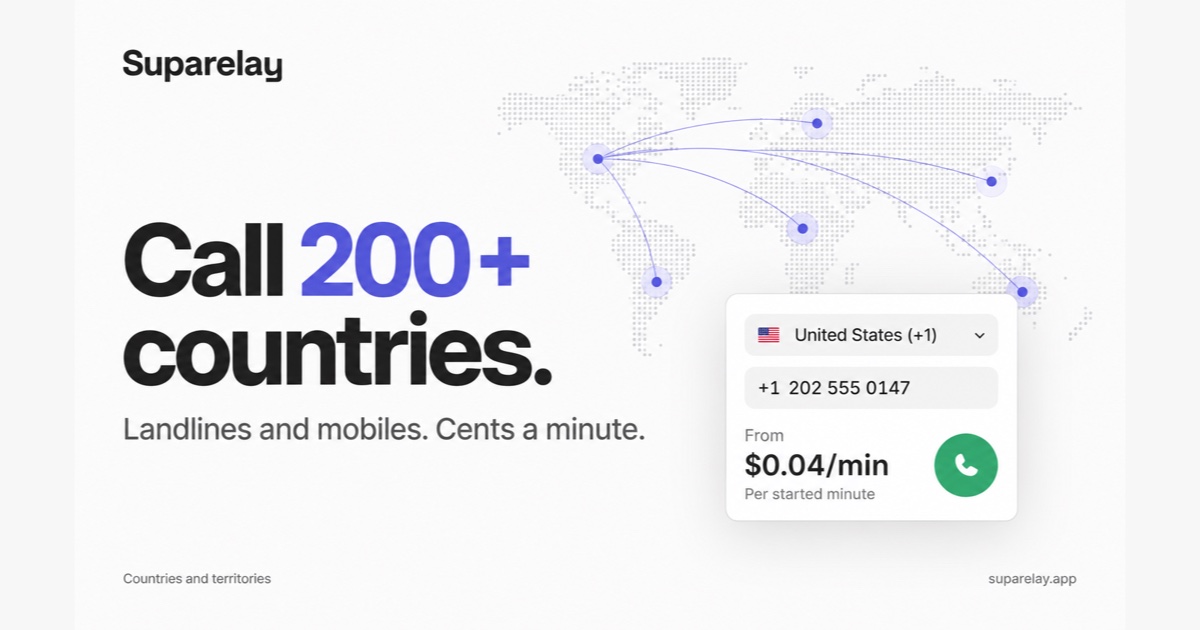 Suparelay preview