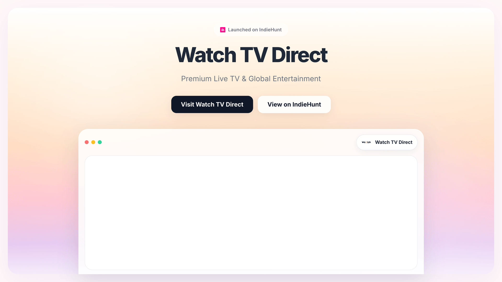 Unlock Seamless Live TV Streaming with Watch TV Direct