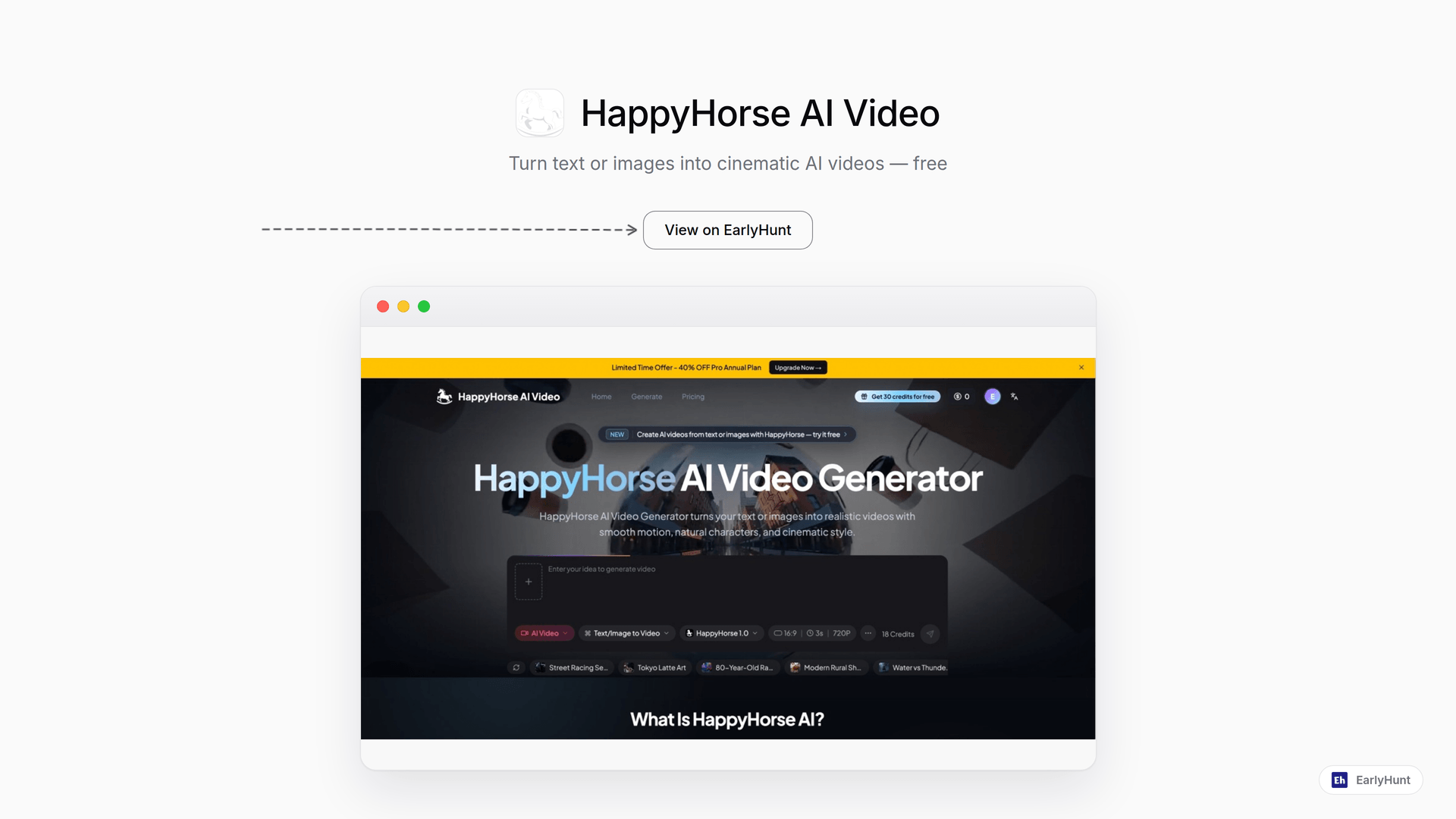 Create Cinematic Videos Easily with HappyHorse AI Video