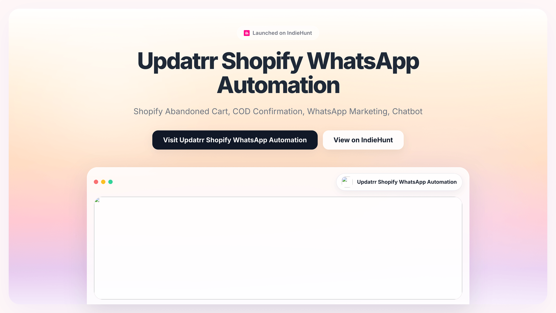 Boost Shopify Sales with Updatrr's WhatsApp Automation Tools