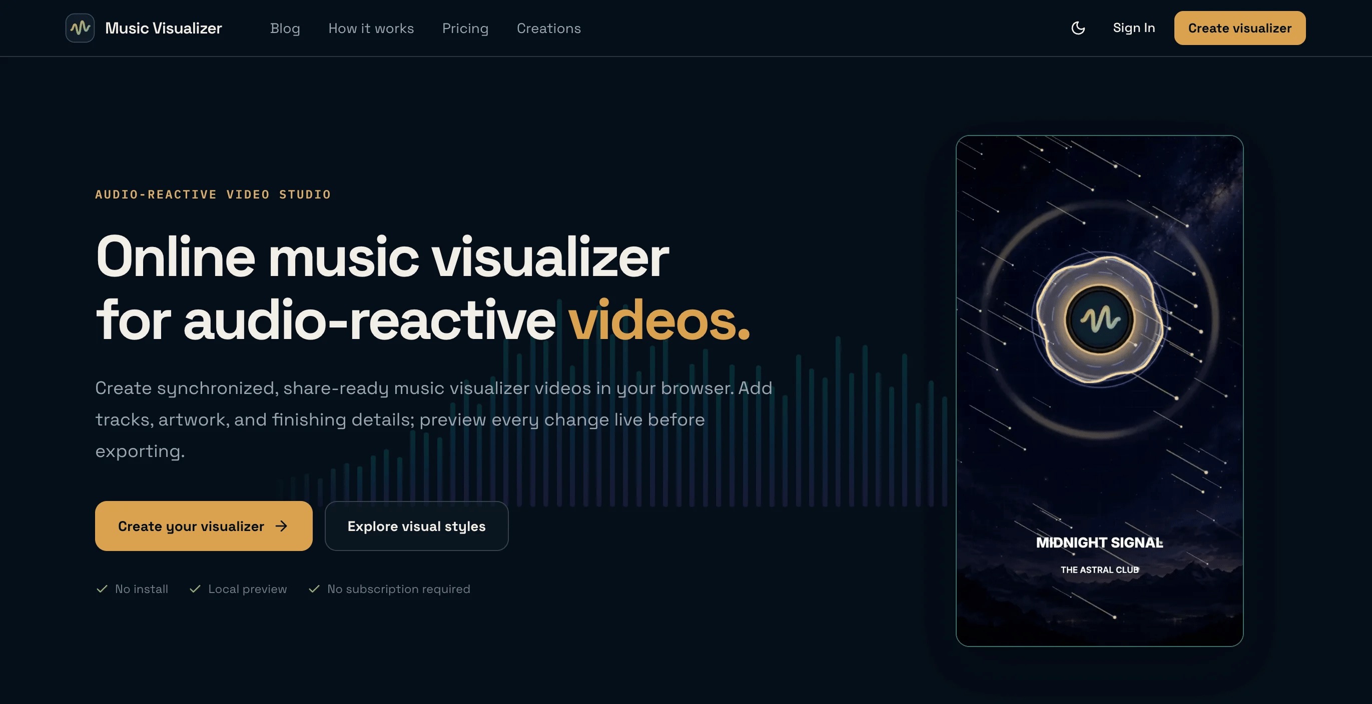 Music Visualizer preview
