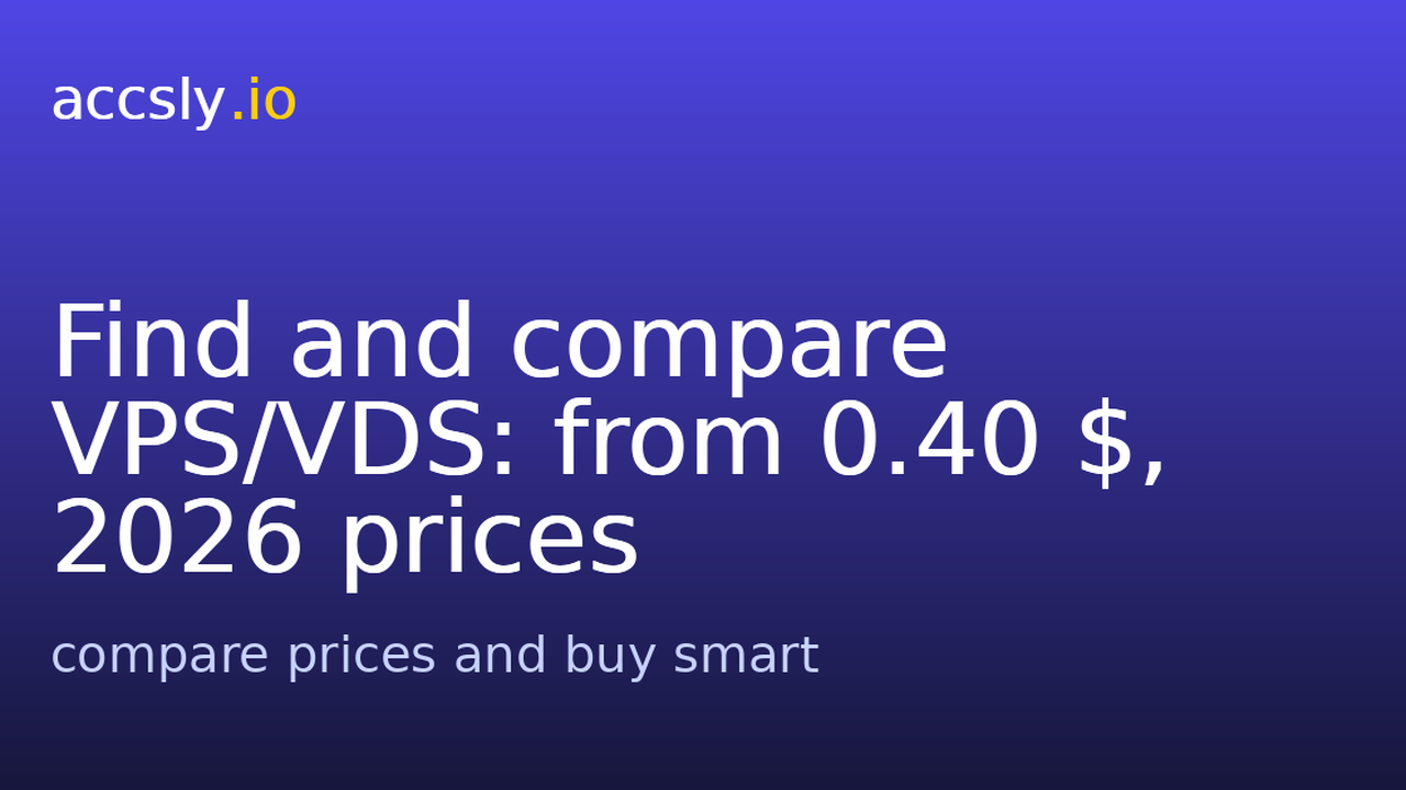 Accsly VPS preview