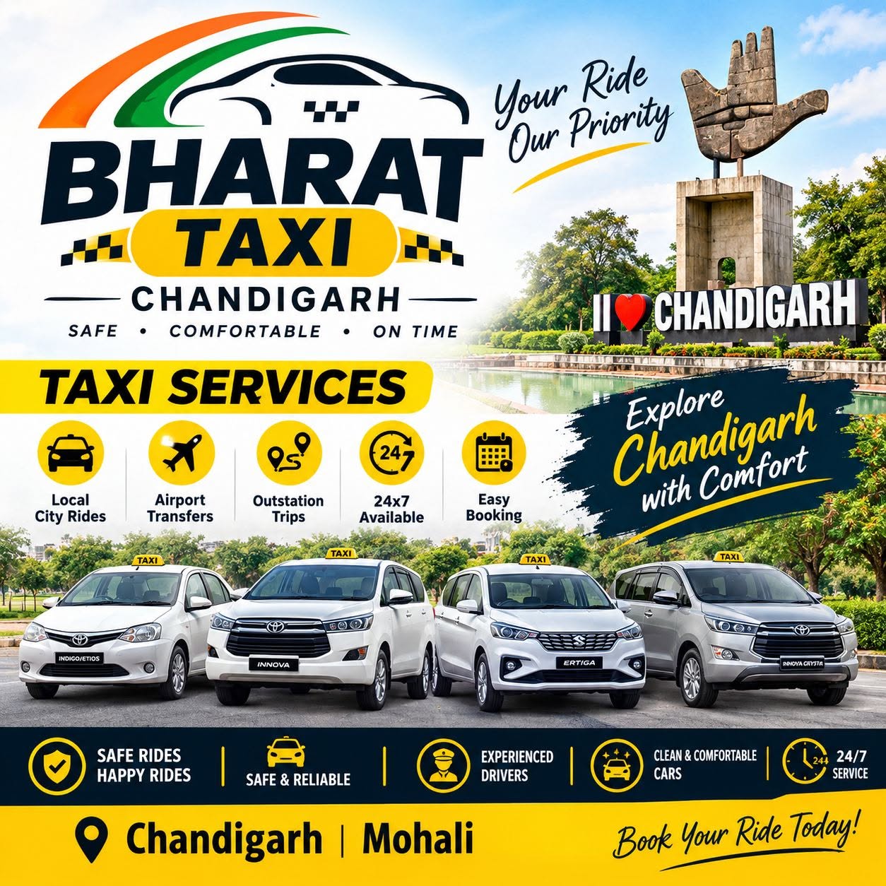Bharat Taxi Chandigarh preview