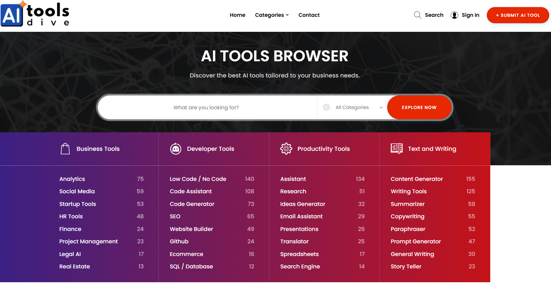 AiToolsDive screenshot 1