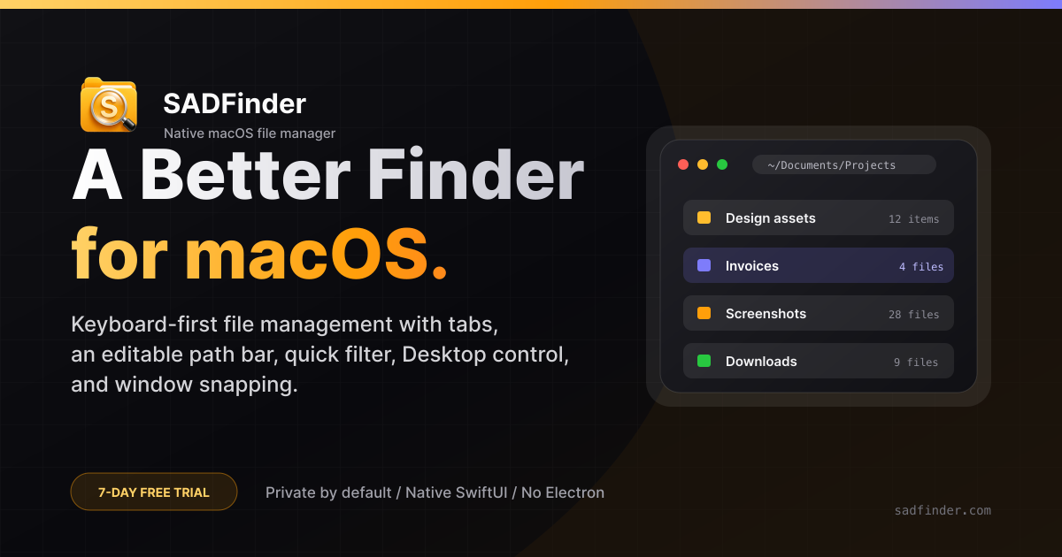 SADFinder screenshot 1