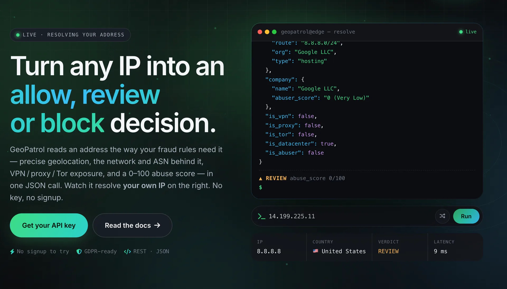 GeoPatrol screenshot 1