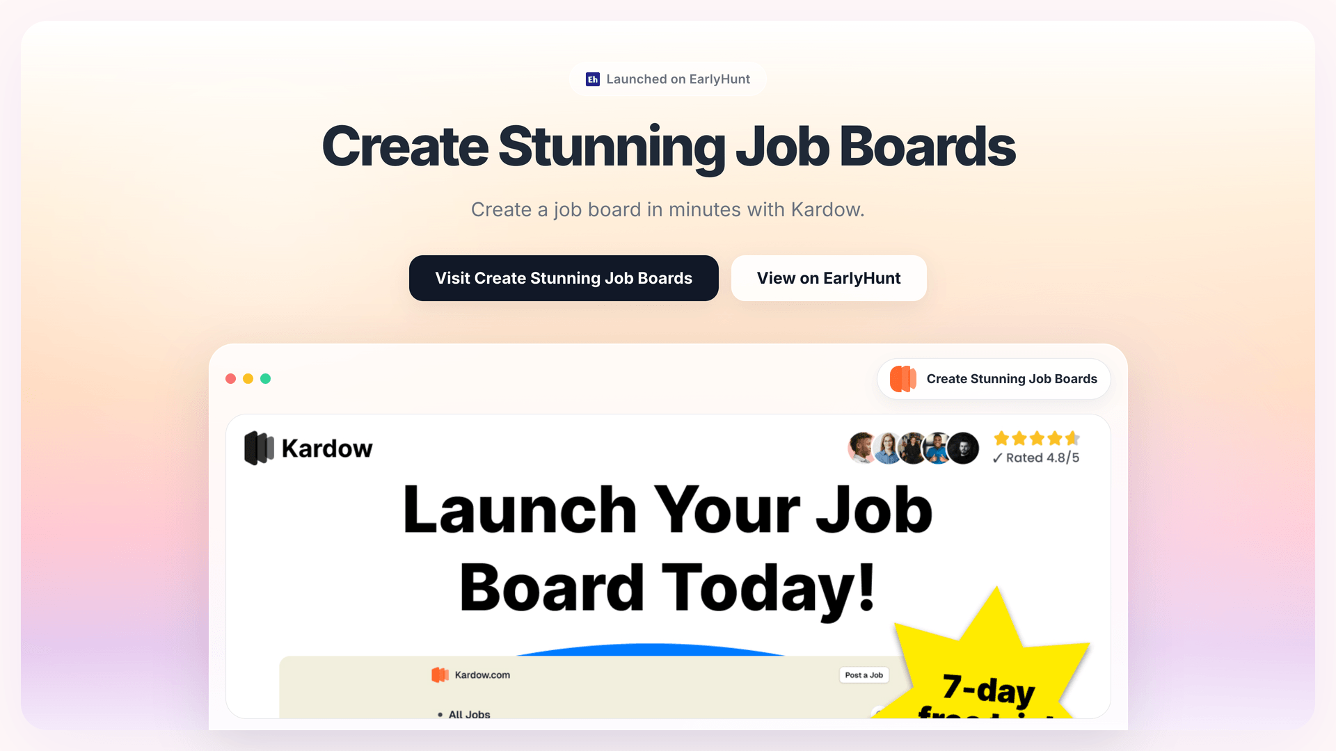 Streamline Job Listings with Kardow's Intuitive Job Board Tool