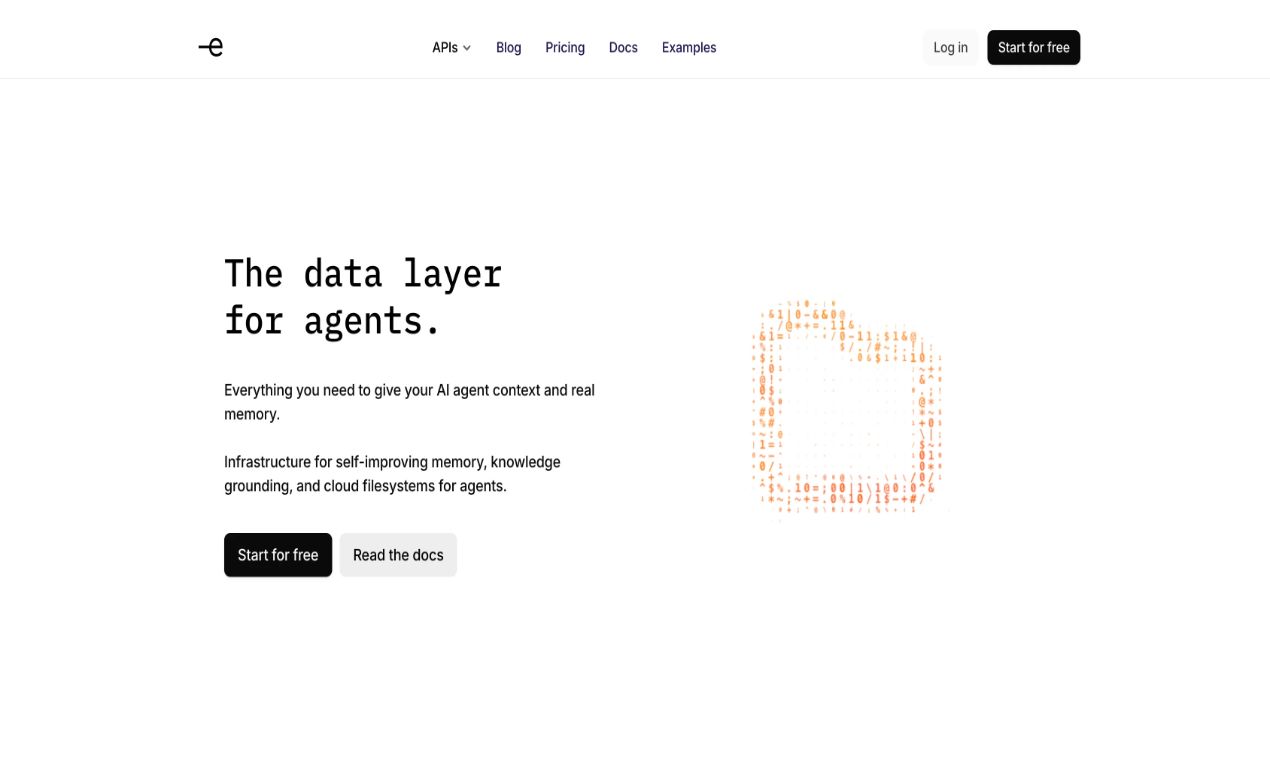Exabase website preview